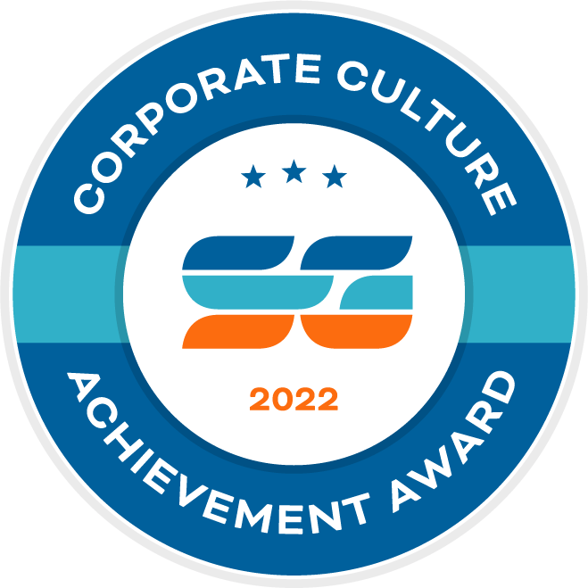 corporate culture achievement award badge
