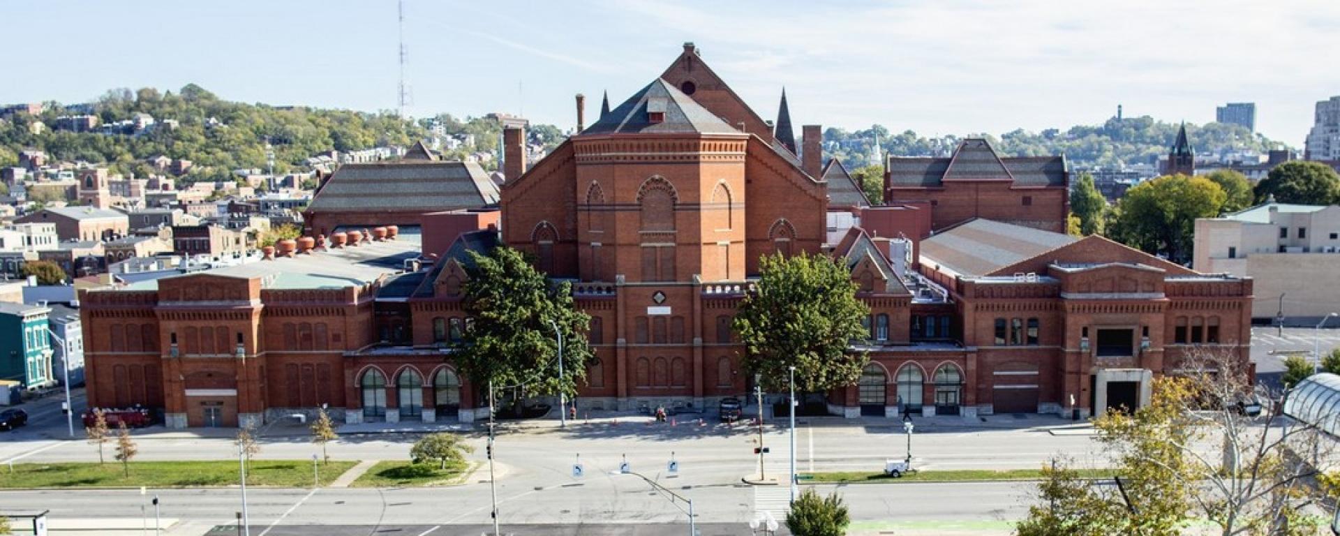 Back Aerial view of Music Hall