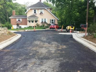 roadway under construction