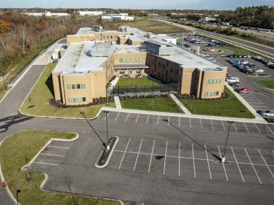 St. Elizabeth SUN Behavioral Health aerial view of facility